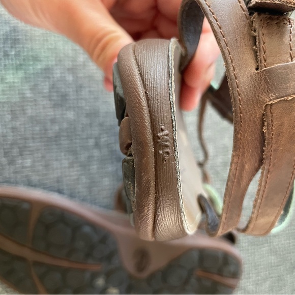 Chaco Brown and Mint Sandals - Picture 3 of 3